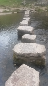 Dovedale's famous stepping stones!